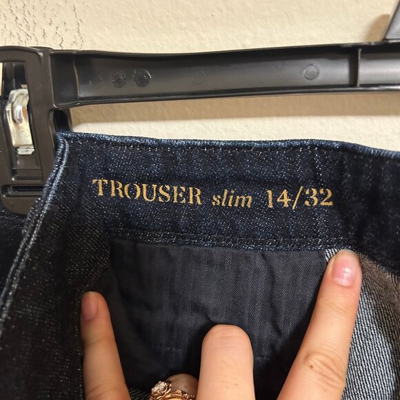 NWT! Talbots Womens Trousers Slim Straight Fit Size 14 Jeans - Picture 4 of 7